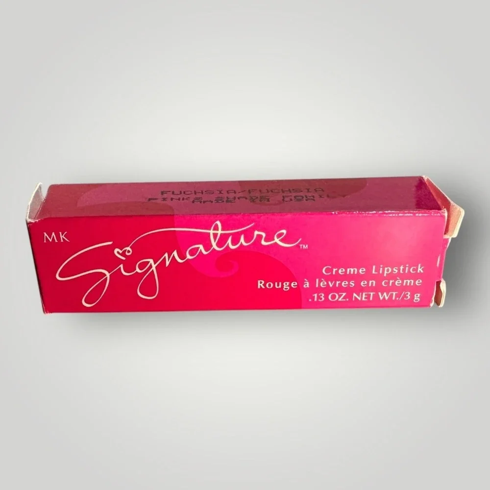 Mary Kay MK Signature Creme Lipstick‎ Fuchsia 2670 Pink Shade Family .13oz USA